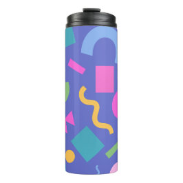 Colorful Abstract Geometric Memphis Style Pattern Thermosbeker