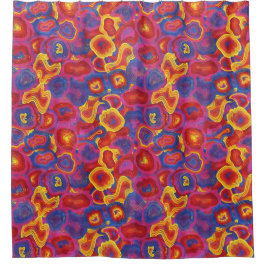 Colorful Abstract Geometric Shapes Douchegordijn