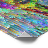 Colorful Abstract Giraffe Poster (Hoek)