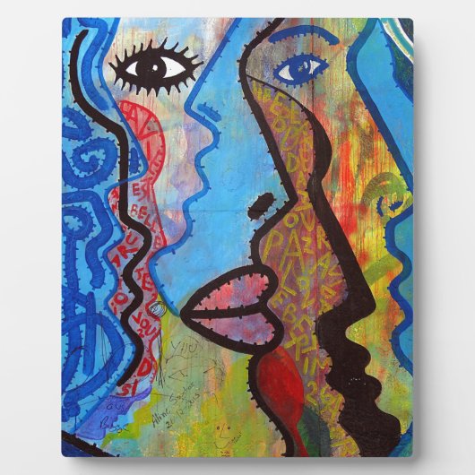 Colorful Abstract Graffiti Fotoplaat (Voorkant)