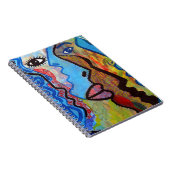 Colorful Abstract Graffiti Notitieboek (Rechterzijde)