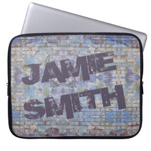 Colorful Abstract Graffiti Wall Street Art Laptop Sleeve