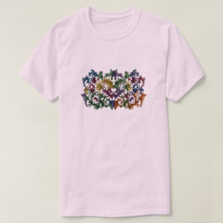 Colorful Abstract Human Pattern T-Shirt | Modern