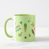Colorful Abstract Leaves Autumn Mugs (Gauche)