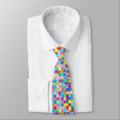 Colorful Abstract Modern Pattern Art Stropdas (Gebonden)