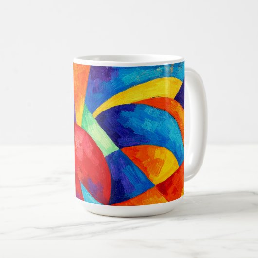 Colorful abstract Mug (Devant droit)