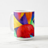 Colorful abstract Mug Koffiemok (Voorkant links)