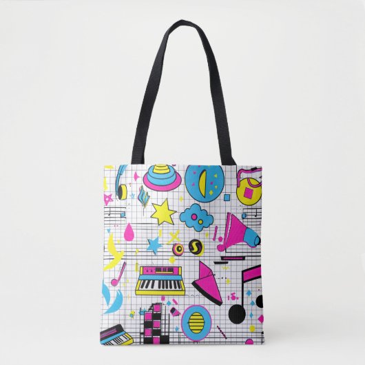 Colorful Abstract Pattern Canvas tas (Voorkant)