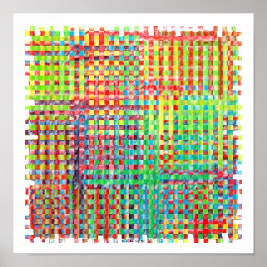 colorful abstract Poster (Voorkant)