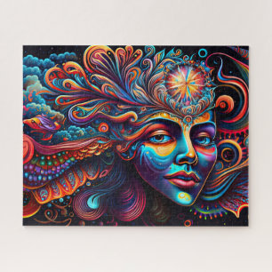 Colorful Abstract Psychedelic Metaphysical Spirit Legpuzzel
