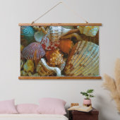 Colorful Abstract Seashells Hangend Wandkleed (Slaapkamer)