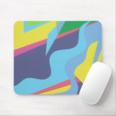 Colorful Abstract Shapes Mousepad Muismat (Met muis)