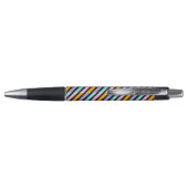 Colorful Abstract Stripes-patroon Pen (Achterkant)