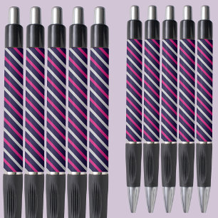 Colorful Abstract Stripes-patroon Pen