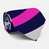 Colorful Abstract Stripes-patroon Stropdas (Opgerold)