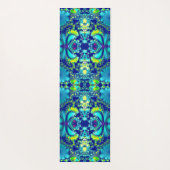 Colorful Abstract Symmetrical Fractal Patroon Yogamat (Achterkant)