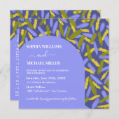 Colorful Abstract Unique Arch Wedding Kaart (Voorkant / Achterkant)