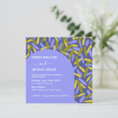 Colorful Abstract Unique Arch Wedding Kaart (Staand voorkant)