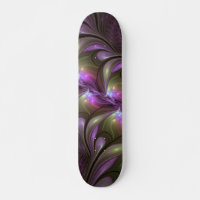 Colorful Abstract Violet Paars Khaki Fractal Art