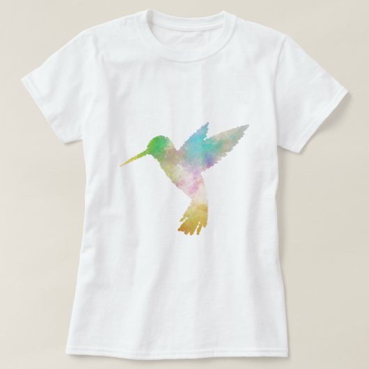 Colorful Abstract Woodpecker T-shirt (Design voorkant)
