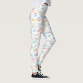 Colorful Abstracte Pastels Leggings (Rechts)