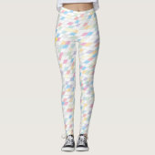Colorful Abstracte Pastels Leggings (Voorkant)