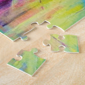 Colorful Abstracte vrouwen Legpuzzel (Zijkant)