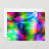 Colorful Abstraction Briefkaart (Voorkant / Achterkant)