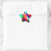 Colorful Abstraction Star Sticker (Tas)