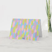 Colorful Abstrait Brushstrokies Motif Monogramme (Dos)