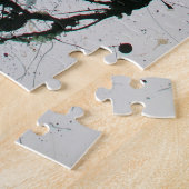 Colorful Abstrait Splatter Peinture Jigsaw Puzzle (Côté)