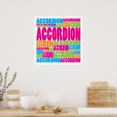 Colorful Accordion Poster (Keuken)