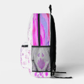Colorful Adventure - Floral Backpack Bedrukte Rugzak (Rechts)