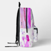 Colorful Adventure - Floral Backpack Bedrukte Rugzak (Links)