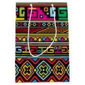 Colorful Africa Pattern Design Medium Cadeauzakje (Voorkant)