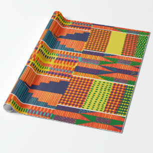 Colorful African Kente Cadeaupapier