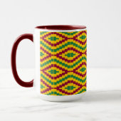 Colorful African Kente Pattern Mok (Links)