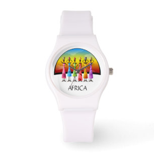Colorful African Watch Horloge