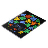 Colorful Afro Love Notitieboek (Linkerzijde)