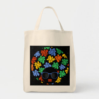 Colorful Afro Love Tote Bag