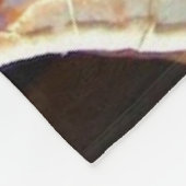 Colorful Agate Crystal Geode Fleece Blanket (Hoek)