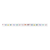 Colorful Airplanes Satin Ribbon Lint (Voorkant)