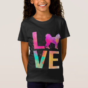 Colorful Alaskan Malamute Dog Mam Gifts Alaskan Ma T-shirt