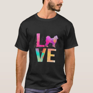Colorful Alaskan Malamute Dog Mam Gifts Alaskan Ma T-shirt