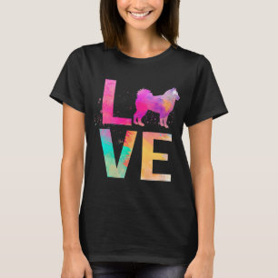Colorful Alaskan Malamute Dog Mam Gifts Alaskan Ma T-shirt