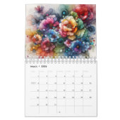 Colorful Alcohol Ink Design Kalender (Mar 2026)