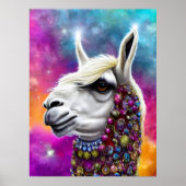 Colorful Alpaca Poster (Voorkant)