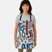 Colorful Alphabet All-Over Print Schort (Insitu)