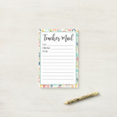 Colorful Alphabet Note van leraar (Op bureau)