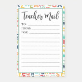 Colorful Alphabet Note van leraar (Voorkant)